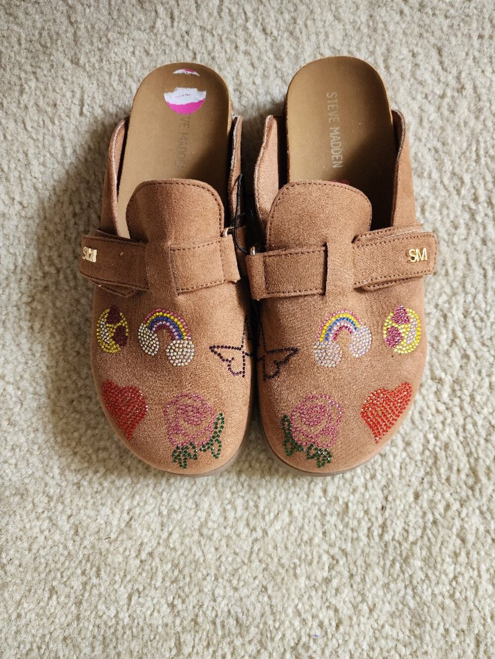 Steve Madden Bedazzled Clogs - Big Kids